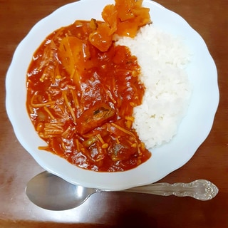 サバ缶カレー